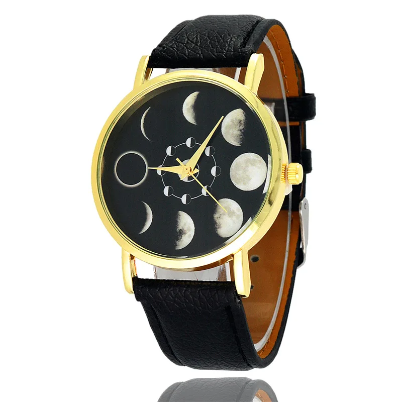 Fashion Moon Phase Watch Simple Casual Quartz Women Watch Imitation Leather Ladies Watch Women Relogio Feminino DropShipping
Fashion Moon Phase Watch Simple Casual Quartz Women Watch Imitation Leather Ladies Watch Women Relogio Feminino DropShipping