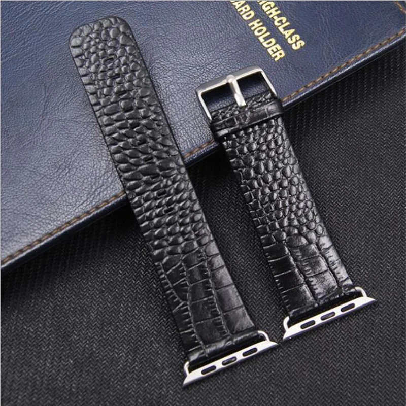 Crocodile Pattern Genuine Leather Watchband for Apple Watch 38mm 42mm Red Business Replace Bracelet Band Strap for iwatch 123 4
Crocodile Pattern Genuine Leather Watchband for Apple Watch 38mm 42mm Red Business Replace Bracelet Band Strap for iwatch 123 4