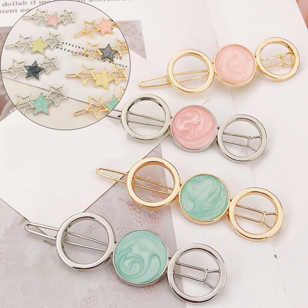 2019 Fashion Women Acetate Round Star Alloy Hair Clip Headwear Hair Ornament Headband Hairpin Barrette Fashion Hair Accessories
2019 Fashion Women Acetate Round Star Alloy Hair Clip Headwear Hair Ornament Headband Hairpin Barrette Fashion Hair Accessories
