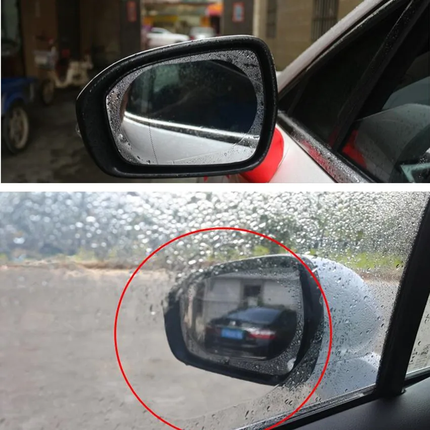 Автомобильное зеркало заднего вида противотуманное стекло прозрачная защитная
