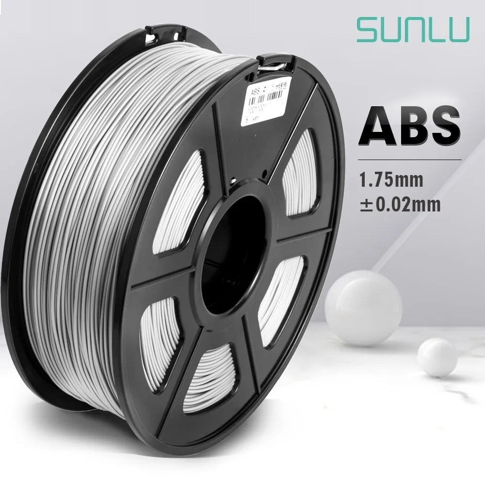 SUNLU 3D Printer Filament ABS 1.75mm 1KG/Roll With Spool ABS Extruder Consumable Material 3D Printing Pen Filament Refills
SUNLU 3D Printer Filament ABS 1.75mm 1KG/Roll With Spool ABS Extruder Consumable Material 3D Printing Pen Filament Refills
