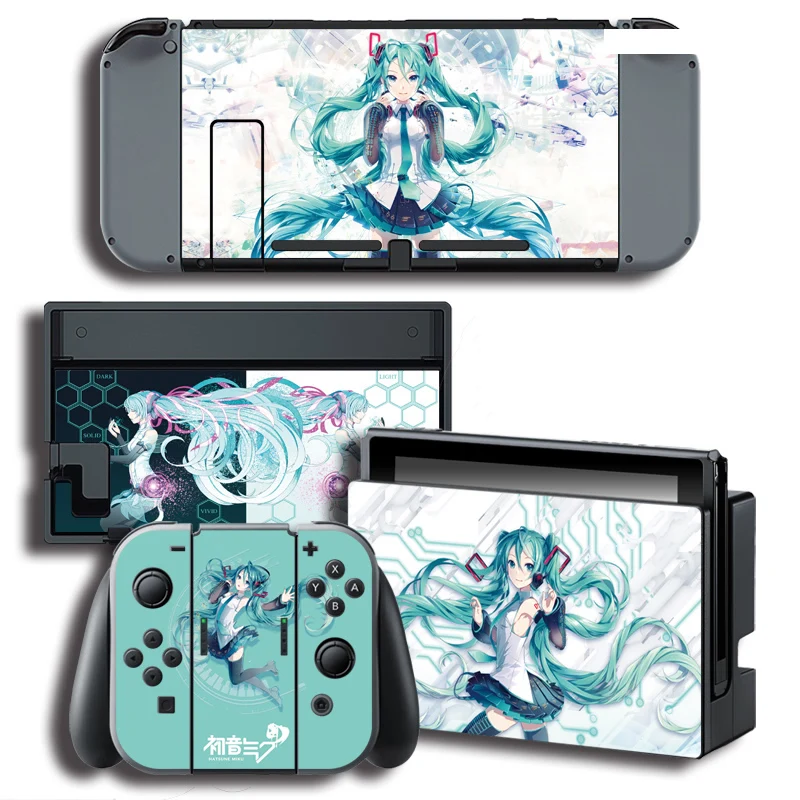 The Legend of Hatsune Miku Protector Cover Decal Vinyl Skin Sticker for Nintendo Switch NS Console+Controller+Stand Holder Color
The Legend of Hatsune Miku Protector Cover Decal Vinyl Skin Sticker for Nintendo Switch NS Console+Controller+Stand Holder Color