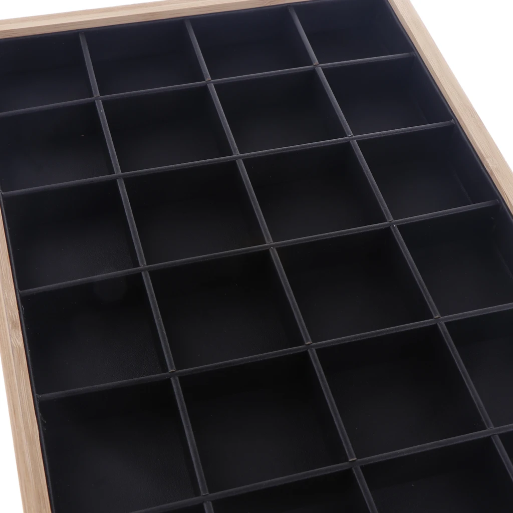 2Pcs 24 Grids Jewelry Tray Stackable Earrings Display Showcase Multifunctional Jewelry Display/Organizer Box for Girls Women 2Pcs 24 Grids Jewelry Tray Stackable Earrings Display Showcase Multifunctional Jewelry Display/Organizer Box for Girls Women