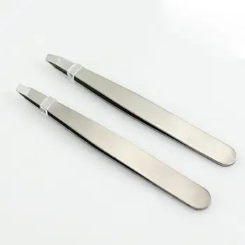 2Pcs Fashion Professional Stainless Steel Slant Tip tweezer Cosmetic Eyebrow Hair Removal Tweezers Beauty Makeup Tool
2Pcs Fashion Professional Stainless Steel Slant Tip tweezer Cosmetic Eyebrow Hair Removal Tweezers Beauty Makeup Tool