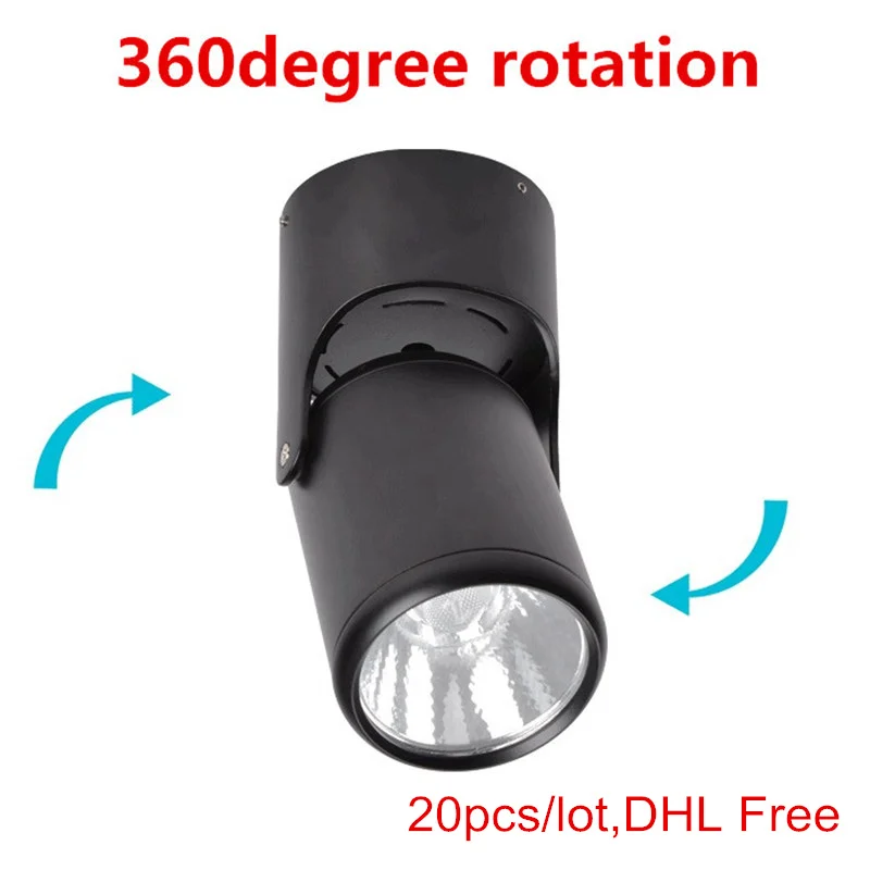 55pcs 10W COB LED Spot Down Light 360degree Rotable AC85-265V Black Warm White Spotlight
55pcs 10W COB LED Spot Down Light 360degree Rotable AC85-265V Black Warm White Spotlight