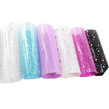 star transparent hologram Faux Synthetic Leather Fabric for Material DIY Hair Bows 20*34cm 12pcs/lots PPUL43 
star transparent hologram Faux Synthetic Leather Fabric for Material DIY Hair Bows 20*34cm 12pcs/lots PPUL43