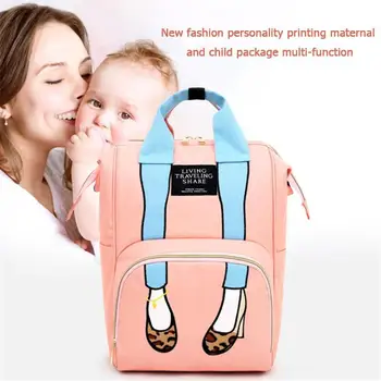 Creative Sexy Leg Print Mommy Travel Backpacks Large Capacity Oxford Cloth Maternity Nappy Top-handle Bags Baby Care Nursing Bag
Creative Sexy Leg Print Mommy Travel Backpacks Large Capacity Oxford Cloth Maternity Nappy Top-handle Bags Baby Care Nursing Bag