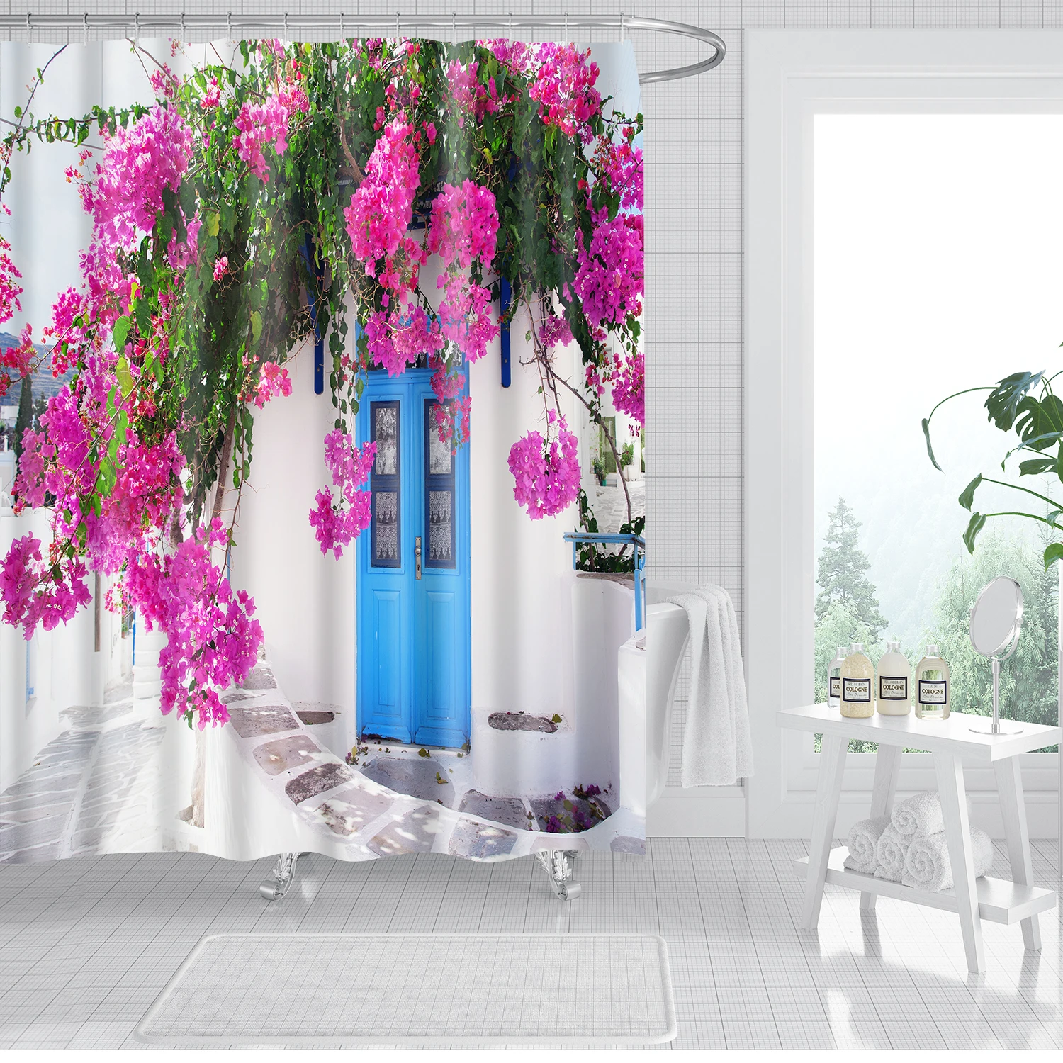 Landscape indoor flowers plants Waterproof Polyester Bath Single Printing Shower Curtain for Bathroom Decorwith 12 Hooks
Landscape indoor flowers plants Waterproof Polyester Bath Single Printing Shower Curtain for Bathroom Decorwith 12 Hooks
