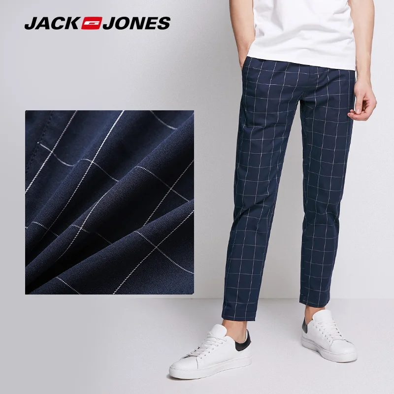 JackJones Men's Elastic lycra business leisure check suit pants Men Slim Fit Fashion Trousers Male Brand Clothing |218314516
JackJones Men's Elastic lycra business leisure check suit pants Men Slim Fit Fashion Trousers Male Brand Clothing |218314516