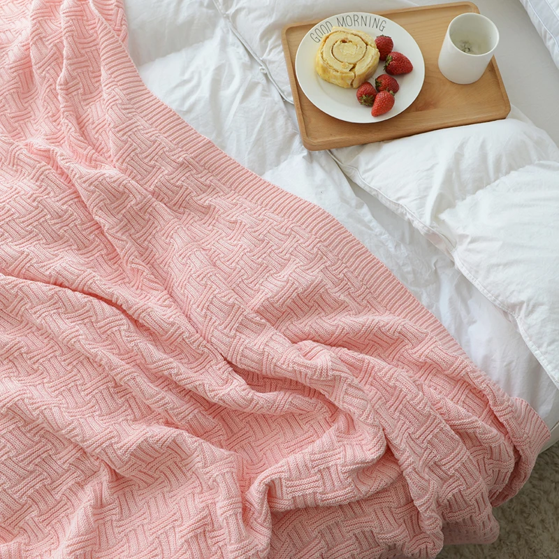 100% Cotton Knitted Blanket Solid Color Bamboo Throw Blanket for Adult Kids Lounge Sofa Blanket Bedspread Cover Cobertor 2 Size
100% Cotton Knitted Blanket Solid Color Bamboo Throw Blanket for Adult Kids Lounge Sofa Blanket Bedspread Cover Cobertor 2 Size
