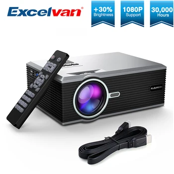 Excelvan FLOUREON BL88 2000Lumens Projector Portable LED Cinema Video Digital HD Home Theater 4K Beamer Home HDMI Proyector
Excelvan FLOUREON BL88 2000Lumens Projector Portable LED Cinema Video Digital HD Home Theater 4K Beamer Home HDMI Proyector