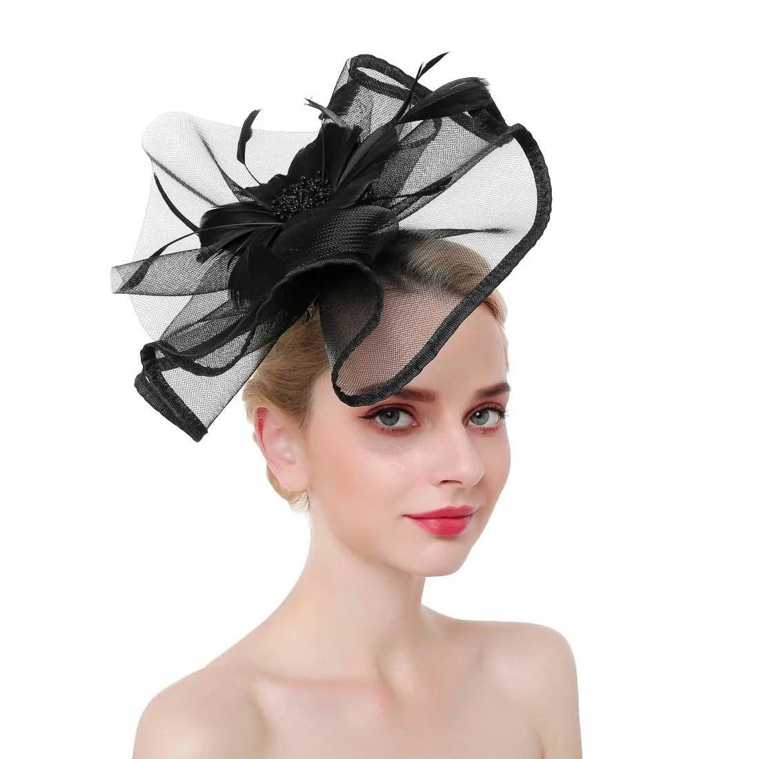 Fascinators Hat Flower Mesh Feathers on a Clip Tea Party Headwear Bride Fedoras Hats for Kentucky Derby
Fascinators Hat Flower Mesh Feathers on a Clip Tea Party Headwear Bride Fedoras Hats for Kentucky Derby