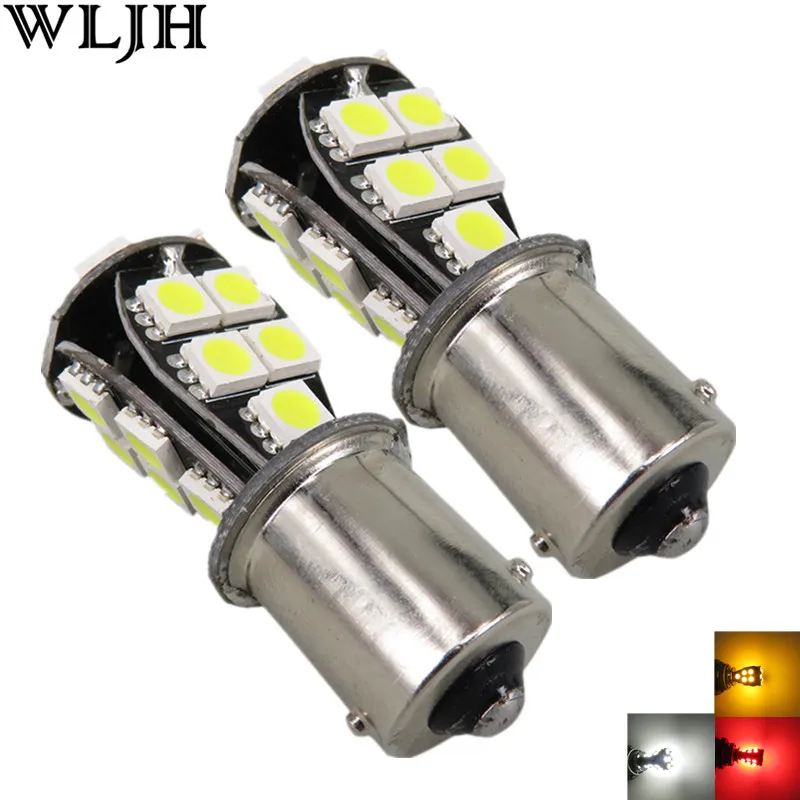 WLJH Canbus 2pcs Amber White Red 1156 Led Bulbs 5050 SMD Car Bulb Ba15s P21W Turn Signal Brake Light Backup Reverse Light Lamp
WLJH Canbus 2pcs Amber White Red 1156 Led Bulbs 5050 SMD Car Bulb Ba15s P21W Turn Signal Brake Light Backup Reverse Light Lamp