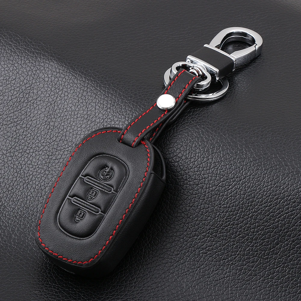 Car-styling,3 Button Leather Remote Key Fob Case Cover Fit For Renault Duster Sandero Logan Clio Captur Laguna Scenic 2016 2017
Car-styling,3 Button Leather Remote Key Fob Case Cover Fit For Renault Duster Sandero Logan Clio Captur Laguna Scenic 2016 2017