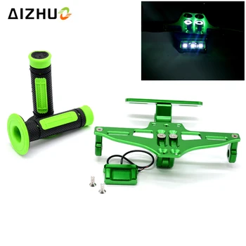 Motorcycle Rear License Plate Mount Holder & Handle Bar Grips For Kawasaki NINJA ZX10R ZX10RR ZX10KRT KX65 KX80 KX85 KX 65 80 85
Motorcycle Rear License Plate Mount Holder & Handle Bar Grips For Kawasaki NINJA ZX10R ZX10RR ZX10KRT KX65 KX80 KX85 KX 65 80 85