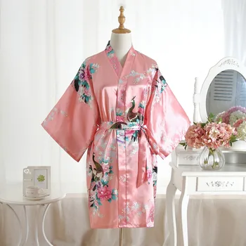 Pink Vintage Floral Female Rayon Kimono Robe Chinese Style Women's Nightgown Bath Gown Sleepwear Sexy Mini Nightwear Plus Size
Pink Vintage Floral Female Rayon Kimono Robe Chinese Style Women's Nightgown Bath Gown Sleepwear Sexy Mini Nightwear Plus Size