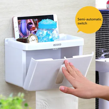 Wall-Mounted Bathroom Dispenser Tissue Box for Paper Towels Tissue Bathroom Storage Box Organizer Case Semi-automatic Switch
Wall-Mounted Bathroom Dispenser Tissue Box for Paper Towels Tissue Bathroom Storage Box Organizer Case Semi-automatic Switch