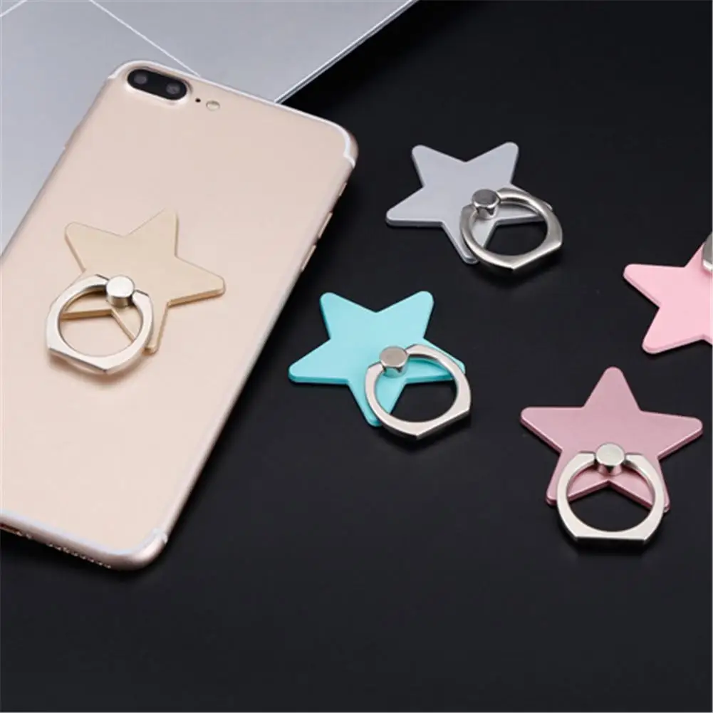 New Small Portable Creative Five-pointed Star Shaped Mobile Phone Ring Bracket 360 Degrees Free Rotation Angle Ring Buckle Brack
New Small Portable Creative Five-pointed Star Shaped Mobile Phone Ring Bracket 360 Degrees Free Rotation Angle Ring Buckle Brack
