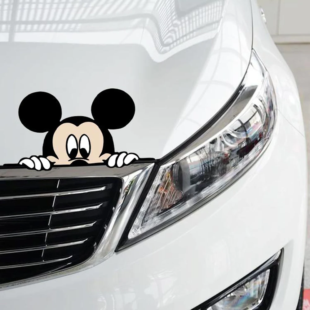 Aliauto Funny Car Sticker Cute Mickey Mouse Peeping Cover Scratches Vinyl Decal for Motorcycle Volkswagen Renault MINI Cooper
Aliauto Funny Car Sticker Cute Mickey Mouse Peeping Cover Scratches Vinyl Decal for Motorcycle Volkswagen Renault MINI Cooper