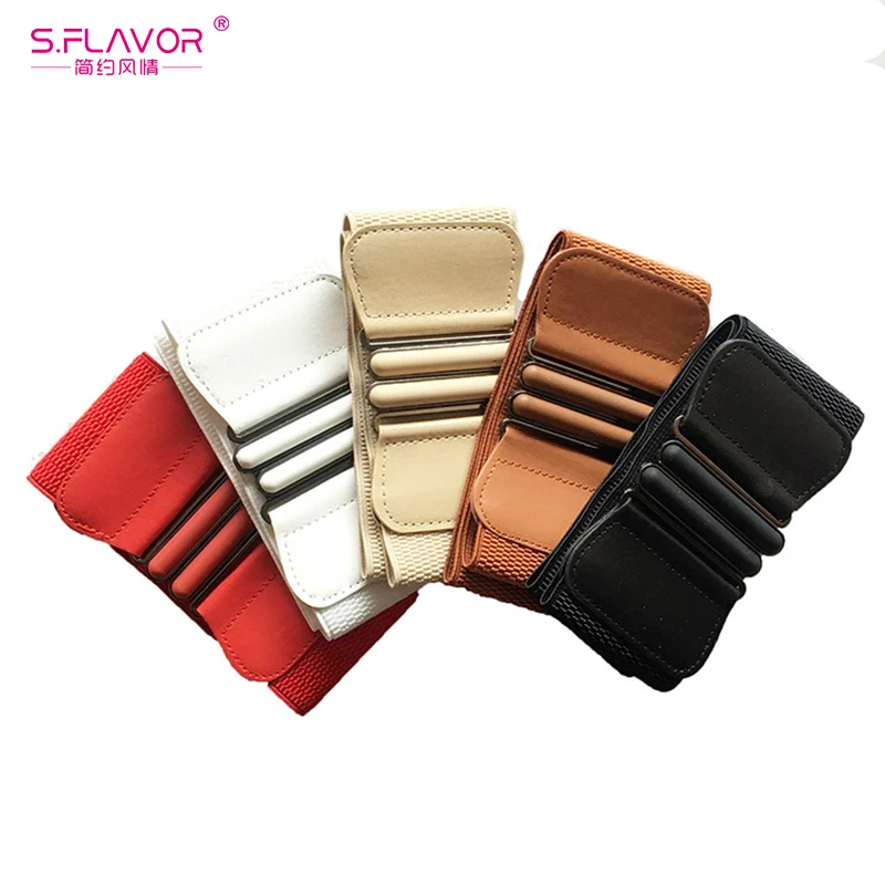 S.FLAVOR Fashion Vintage Design Wide Cummerbund HOT Sale Belts for Women Coat Dress Solid Elastic Women Waistband
S.FLAVOR Fashion Vintage Design Wide Cummerbund HOT Sale Belts for Women Coat Dress Solid Elastic Women Waistband