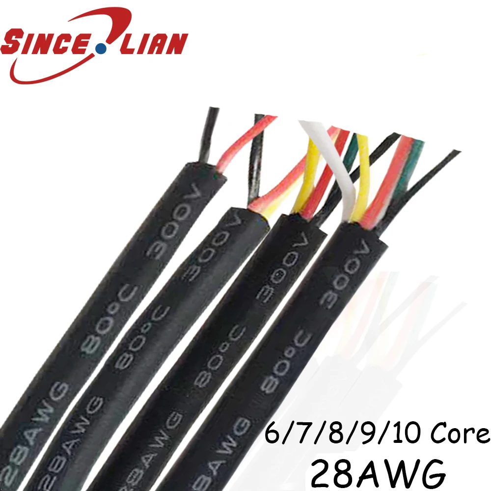 28 AWG 6 7 8 9 10 Core Cable for USB Mouse Keyboard data 10meters DIY PVC Cable Soft Sheath Line Control Cable Signal Wire
28 AWG 6 7 8 9 10 Core Cable for USB Mouse Keyboard data 10meters DIY PVC Cable Soft Sheath Line Control Cable Signal Wire