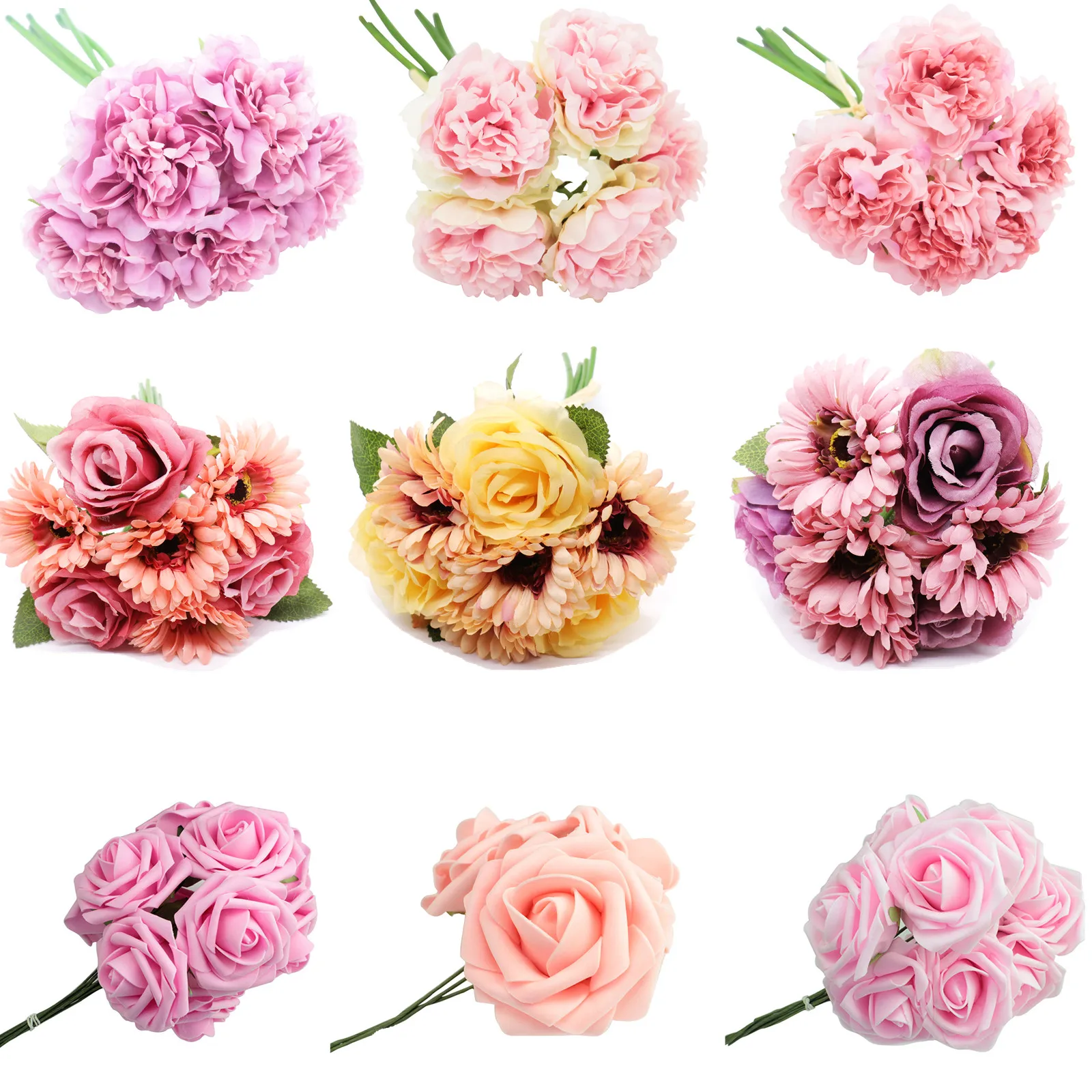 High Quality Artificial Orchid Silk Flower Foam Rose Flowe Bridal Bouquet Christmas Wedding Valentine's Day Gifts DIY Home Decor
High Quality Artificial Orchid Silk Flower Foam Rose Flowe Bridal Bouquet Christmas Wedding Valentine's Day Gifts DIY Home Decor
