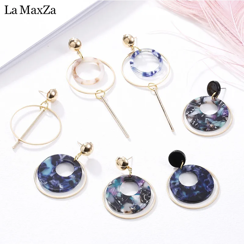 Circular Long Drop Earrings for Women Personalized Tide Models Wild Tide Earrings Temperament Metal Acetate Plate Dangle Earring
Circular Long Drop Earrings for Women Personalized Tide Models Wild Tide Earrings Temperament Metal Acetate Plate Dangle Earring