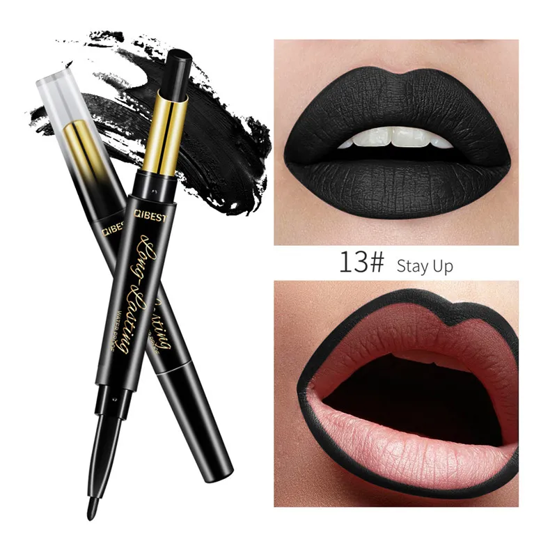 15 Color Lips Makeup Lipstick Sexy Red Lip Matte Long Lasting Lip Pencil Waterproof Stick Liner Double-end Black Matte Lipsticks
15 Color Lips Makeup Lipstick Sexy Red Lip Matte Long Lasting Lip Pencil Waterproof Stick Liner Double-end Black Matte Lipsticks