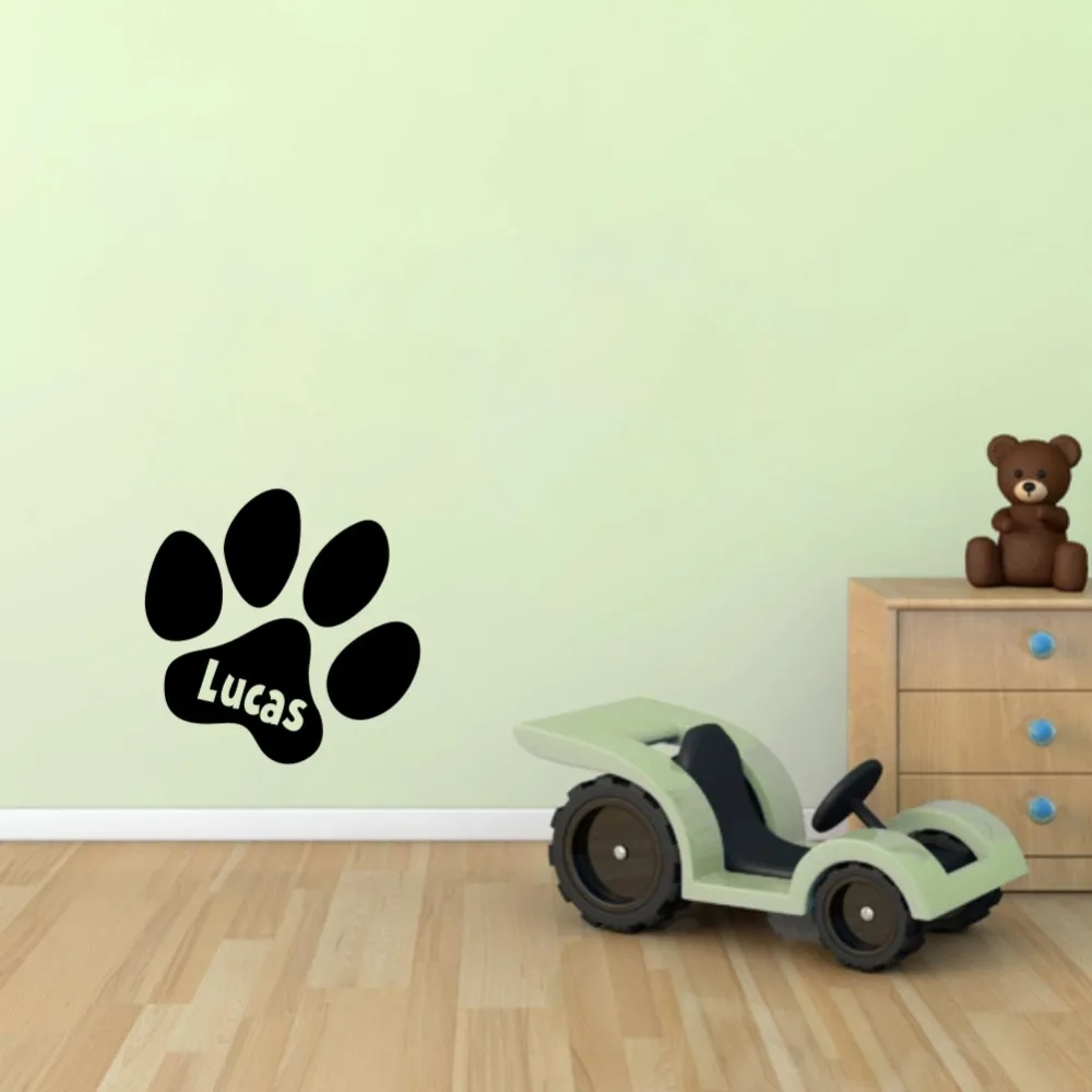 Creative Custom Pet Name with Cute Paws Personalized Wall Stickers Vinyl Art Decor Decals
Creative Custom Pet Name with Cute Paws Personalized Wall Stickers Vinyl Art Decor Decals