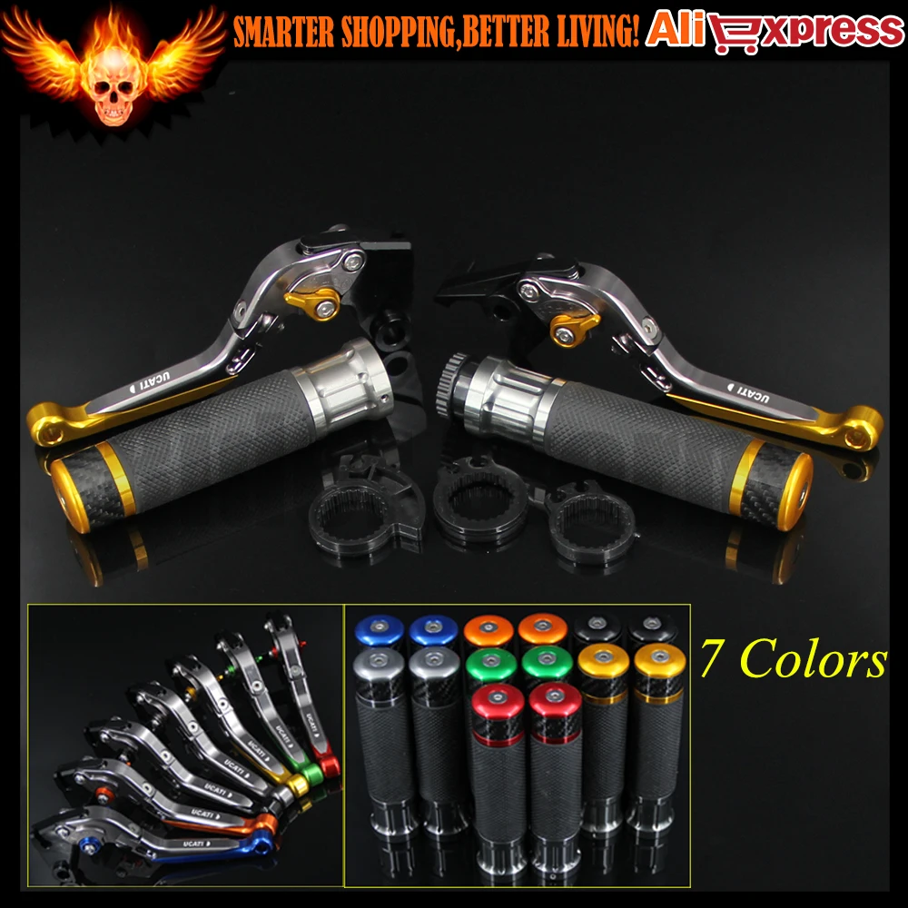 New CNC Motorcycle Brake Clutch Levers&Handlebar Hand Grips For Ducati HYPERMOTARD 939/Strada 2016 Short only w/stock handguards
New CNC Motorcycle Brake Clutch Levers&Handlebar Hand Grips For Ducati HYPERMOTARD 939/Strada 2016 Short only w/stock handguards