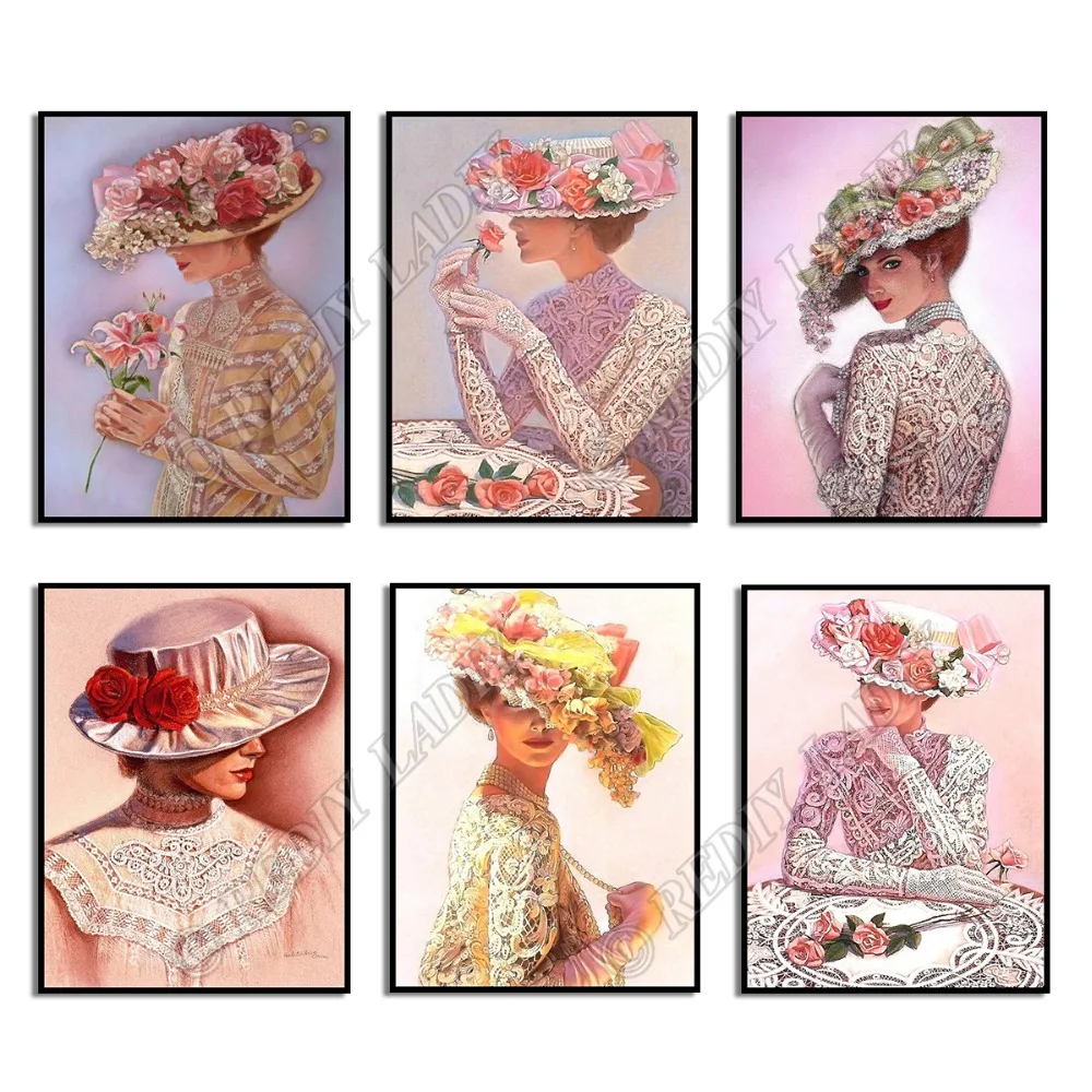 Full Square / Round Diamond Painting Crystal Mosaic Pattern Lady Hat Flowers Diamond Art Beads Cross Stitch Pixel Hobby & Crafts
Full Square / Round Diamond Painting Crystal Mosaic Pattern Lady Hat Flowers Diamond Art Beads Cross Stitch Pixel Hobby & Crafts
