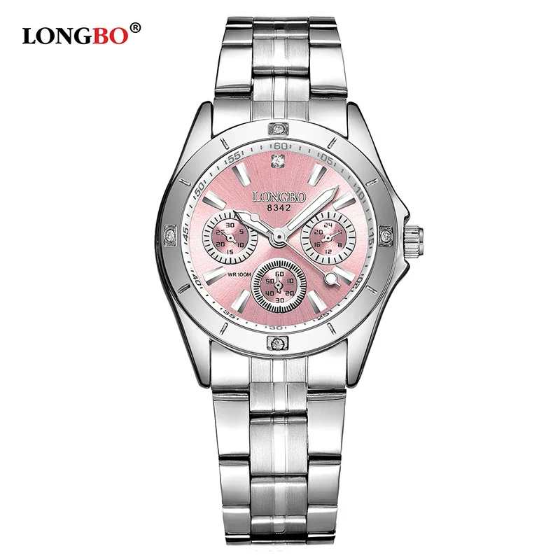 LONGBO Brand Luxury Fashion Women Watches Casual Full Stainless Steel Band Quartz Leisure Waterproof Lady Gift Watch 8342
LONGBO Brand Luxury Fashion Women Watches Casual Full Stainless Steel Band Quartz Leisure Waterproof Lady Gift Watch 8342
