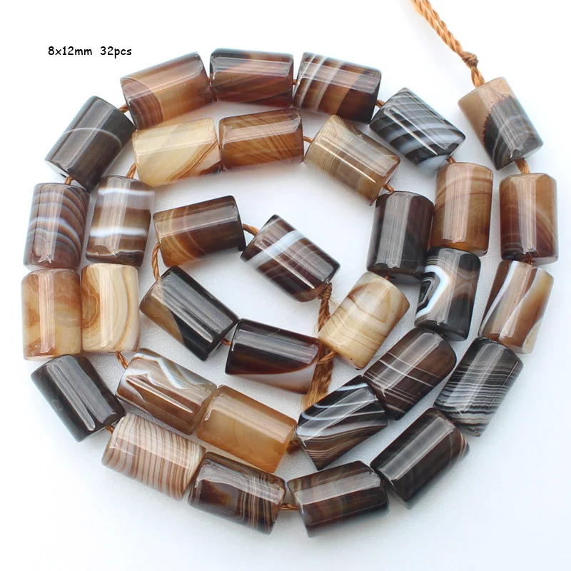 Multi Size 6-30mm Coffe Color Stripe agates Tube Beads 15"For DIYJewelry making!We provide mixed wholesale for all items !
Multi Size 6-30mm Coffe Color Stripe agates Tube Beads 15"For DIYJewelry making!We provide mixed wholesale for all items !