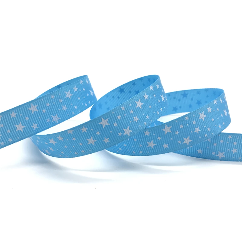5 Yards/lot 5/8'' (15mm) Sky blue Printing Star Grosgrain Ribbon Hair Bow Party Christmas Wedding Decoration DIY Sewing Craft
5 Yards/lot 5/8'' (15mm) Sky blue Printing Star Grosgrain Ribbon Hair Bow Party Christmas Wedding Decoration DIY Sewing Craft