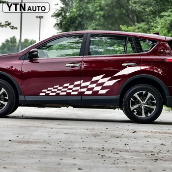 car decals 2 Pcs cool racing side door grid graphic vinyls scratch protect car accessories stickers custom For toyota rav4
car decals 2 Pcs cool racing side door grid graphic vinyls scratch protect car accessories stickers custom For toyota rav4
