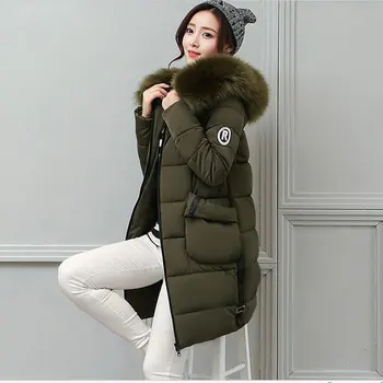 New 2017 Winter Women Coat Warm Fur Collar Hooded Coat Thicken Women Parka Coat Women's Cotton Long Jacket Plus Size XXL
New 2017 Winter Women Coat Warm Fur Collar Hooded Coat Thicken Women Parka Coat Women's Cotton Long Jacket Plus Size XXL