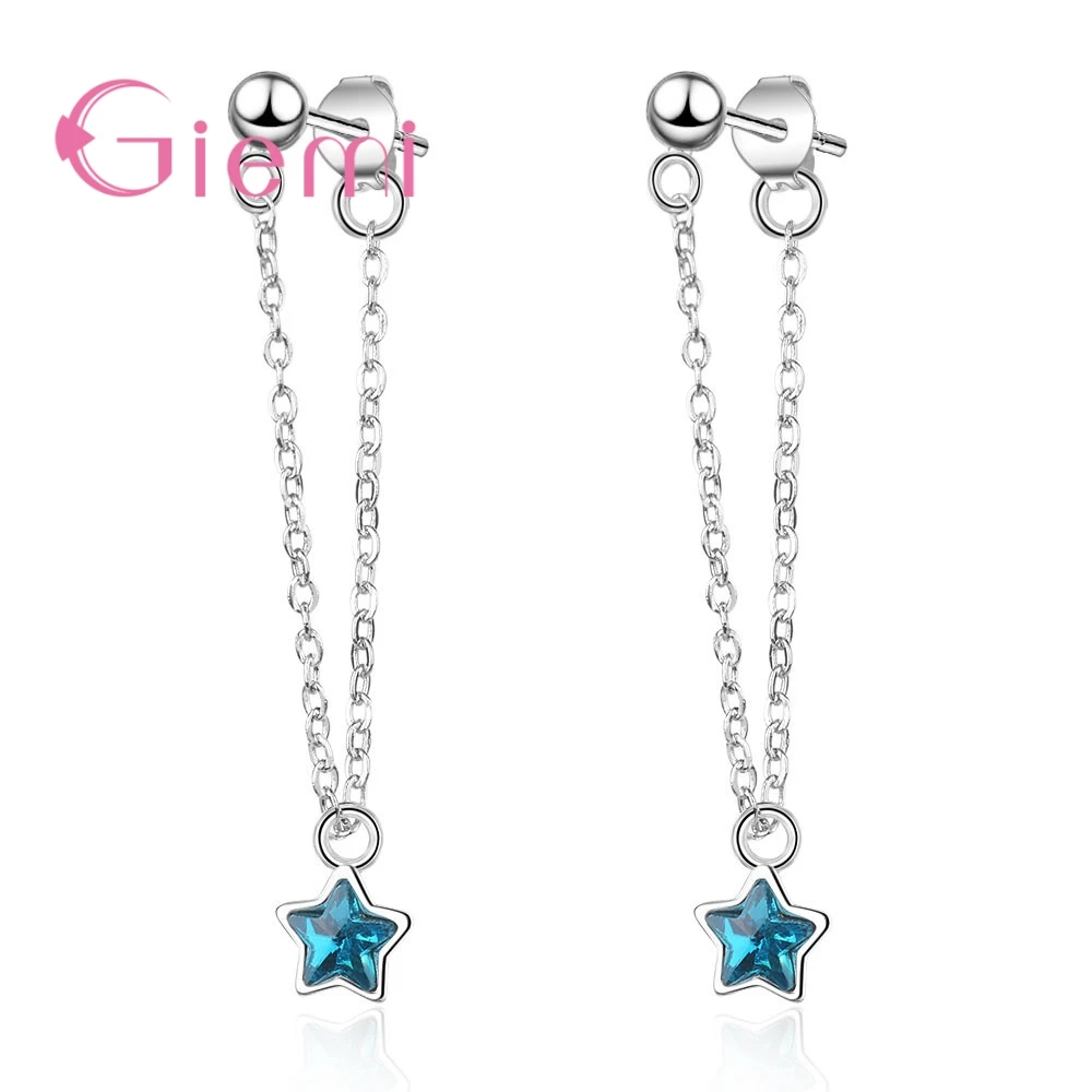 Top Quality Silver Jewelry Earrings For Women Sisters Girls Shiny Blue Crystal Gifts Wholesale Fast Shipping
Top Quality Silver Jewelry Earrings For Women Sisters Girls Shiny Blue Crystal Gifts Wholesale Fast Shipping