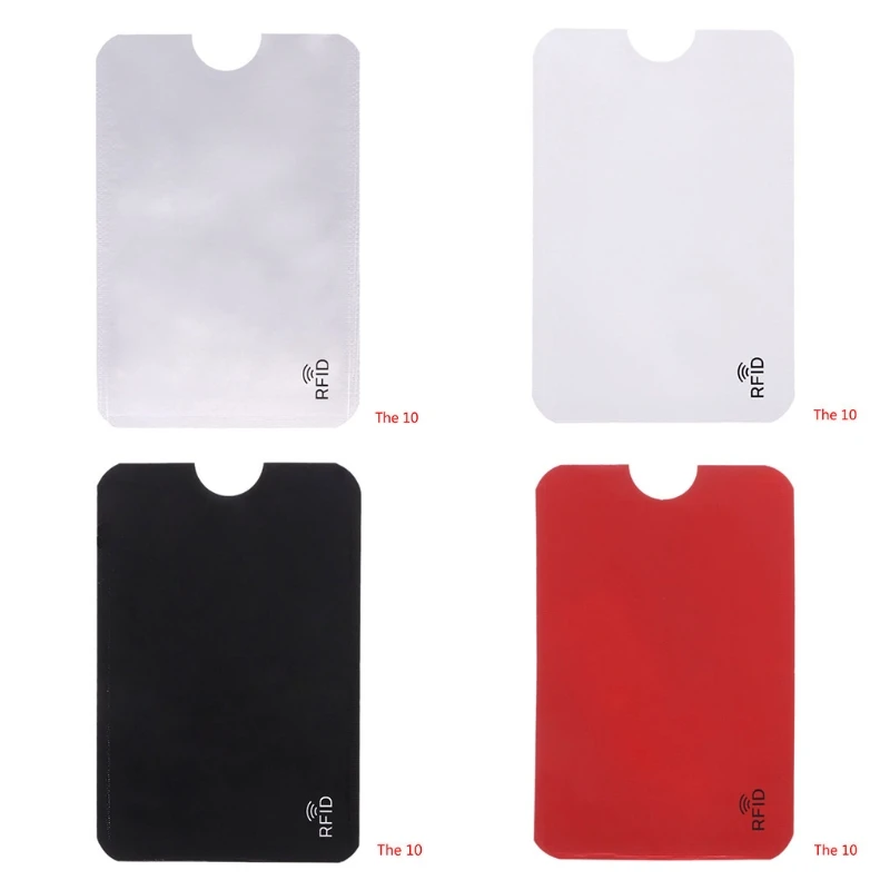 10PCS Credit Card Protector Secure Sleeve RFID Blocking ID Holder Foil Shield Card Holder
10PCS Credit Card Protector Secure Sleeve RFID Blocking ID Holder Foil Shield Card Holder