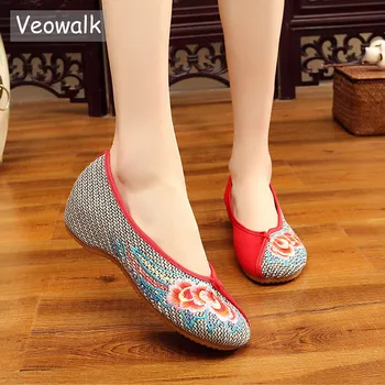 Veowalk Floral Embroidered Women Linen Cotton Ballet Flats Retro Chinese Ladies Soft Breathable Slip on Shoes zapatos mujer
Veowalk Floral Embroidered Women Linen Cotton Ballet Flats Retro Chinese Ladies Soft Breathable Slip on Shoes zapatos mujer