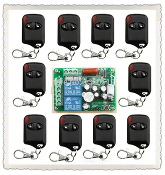 Hot Sales AC220V 10A 2CH 315MHz/433MHZ Wireless RF Remote Control Switch teleswitch 10* cat eye Transmitter+ 1*Receiver
Hot Sales AC220V 10A 2CH 315MHz/433MHZ Wireless RF Remote Control Switch teleswitch 10* cat eye Transmitter+ 1*Receiver