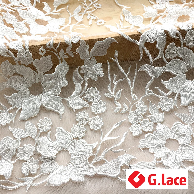 GLace 1Y/Lot White flower embroidery lace fabric mesh fabricwedding dress skirt home products decorative fabric DIY TX122
GLace 1Y/Lot White flower embroidery lace fabric mesh fabricwedding dress skirt home products decorative fabric DIY TX122