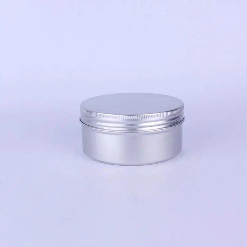 

200pcs/lot 200g Aluminum Jar 200ml Cream Jar Metal Round Tin Cosmetic Packaging Container Wholesale