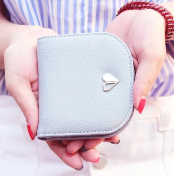 New Women Clutch Portable Mini Bifold Leather Small Wallet Card Coin Holder Purse Female Change Clasp Purse Carteira Feminina
New Women Clutch Portable Mini Bifold Leather Small Wallet Card Coin Holder Purse Female Change Clasp Purse Carteira Feminina