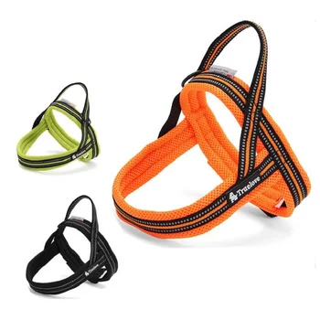 Pet Chest Straps Soft Mesh Padded Nylon Dog Harness Vest 3M Reflective Security Dogs Collar Easy Put On Pet Harness Breathable
Pet Chest Straps Soft Mesh Padded Nylon Dog Harness Vest 3M Reflective Security Dogs Collar Easy Put On Pet Harness Breathable