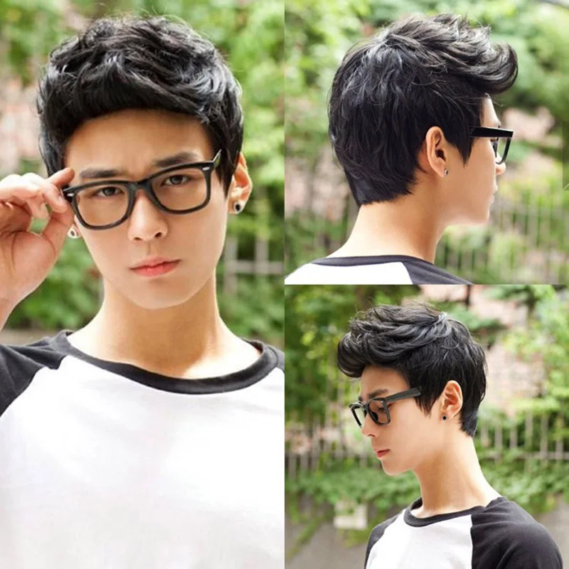 Soowee Handsome Sunshine Korean Men S Short Hair Wigs For Men