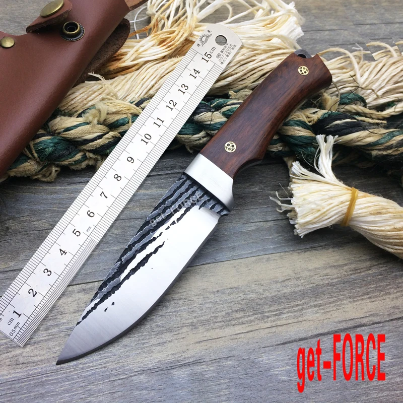 get-FORCE New 9CR18 Steel Yellow Sandalwood 828B Hunting Fixed Knives Camping Survival Knife,Tactical Fixed Blade Knife Tools
get-FORCE New 9CR18 Steel Yellow Sandalwood 828B Hunting Fixed Knives Camping Survival Knife,Tactical Fixed Blade Knife Tools