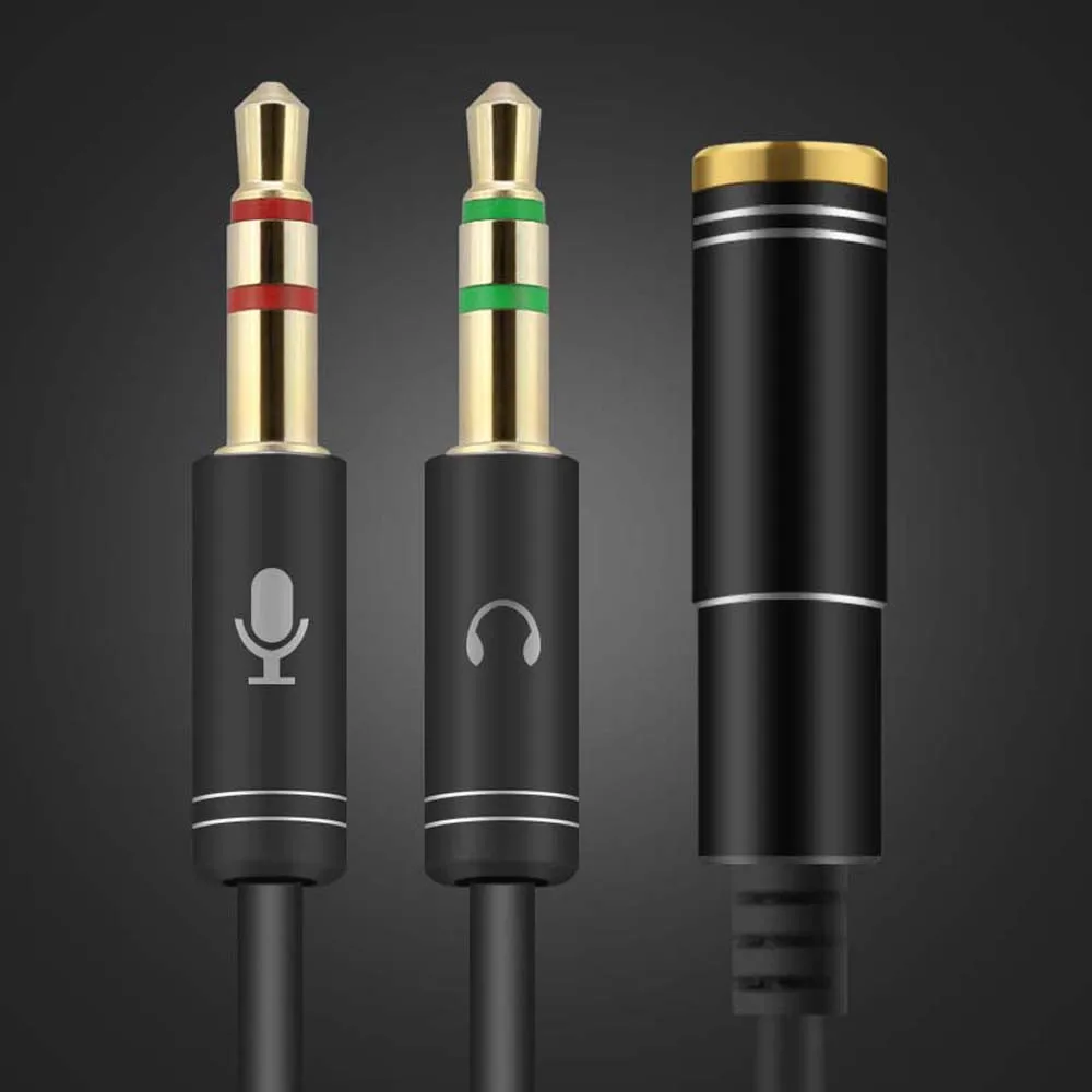 Malloom 2019 Universal 35cm 3.5mm Stereo Audio Male To 2 Female Headset Mic Y Splitter Cable Adapter Connector For Mobile Phone
Malloom 2019 Universal 35cm 3.5mm Stereo Audio Male To 2 Female Headset Mic Y Splitter Cable Adapter Connector For Mobile Phone
