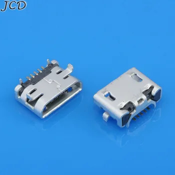 JCD 10pcs/lot Micro USB Connector Jack Female Type 5Pin SMT for phones Tail Charging socket PCB Board Flat mouth 
JCD 10pcs/lot Micro USB Connector Jack Female Type 5Pin SMT for phones Tail Charging socket PCB Board Flat mouth