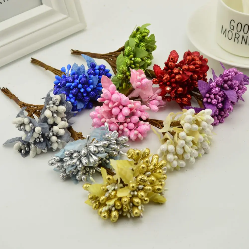 30pcs cheap artificial flower diy Candy gift box scrapbooking garland bouquet sprout stamen berry flower for wedding decoration
30pcs cheap artificial flower diy Candy gift box scrapbooking garland bouquet sprout stamen berry flower for wedding decoration