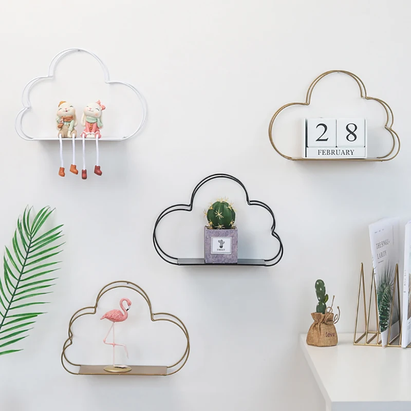 Nordic Ins Iron Cloud Wall Shelf Wall-mounted Decorative Storage Organizer Wall Shelves Free Punching Storage Rack Home Decor
Nordic Ins Iron Cloud Wall Shelf Wall-mounted Decorative Storage Organizer Wall Shelves Free Punching Storage Rack Home Decor